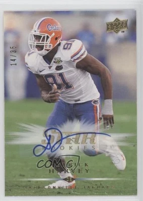 2008 Upper Deck Star Rookies Auto /35 Derrick Harvey #229 Rookie Auto RC - Image 1 of 2