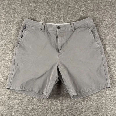 Pantalones Cortos Bonobos Para Hombres 34 Gris Elastizado Lavado Chino Estándar 7 Pulgadas Entrepierna Informal Foto 1 de 4