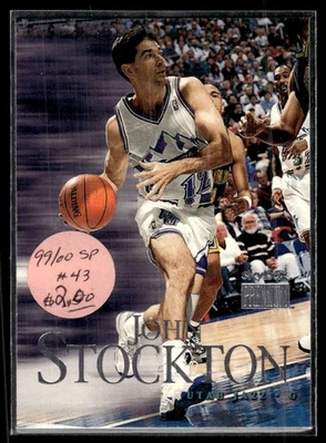 1999-00 Skybox John Stockton Utah Jazz #43 - Image 1 of 2