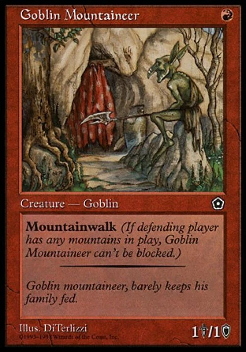 Goblin Mountaineer - Light Play MTG Portal Second Age - Image 1 of 1
