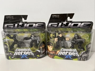 Lote de figuras de película GI Joe Combat Heroes SNAKEYES NEO VIPER HAWK COBRA TROOPER NUEVO Foto 1 de 4