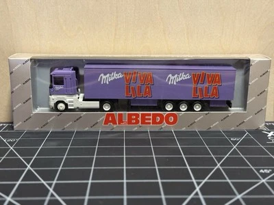 Semirremolque y remolque Renault Magnum Albedo 700002 - Milka Viva Lila - 1:87 HO Foto 1 de 4