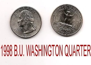 1998 BEAUTIFULLY UNCIRCULATED WASHINGTON QUARTER - Picture 1 of 1