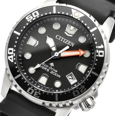 Relógio Citizen Promaster EO2020-08E MARINE Eco-Drive mergulhador solar 200m feminino preto - Imagem 1 de 4