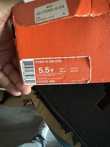 Nike Kobe Ix Em (gs) - Picture 1 of 5