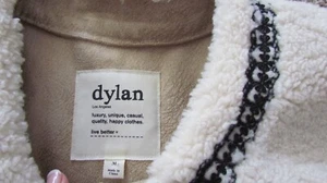 Chaqueta Sherpa para Mujer Dylan Bordada Imitación Gamuza Forrada Talla M - Imagen 1 de 7