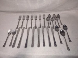 Vintage Interpur Florenz 26 pc Lot Stainless Steel Korea - Picture 1 of 13