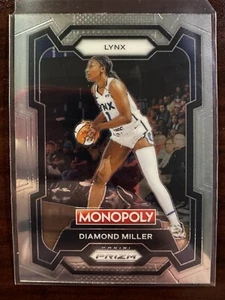 2024 Panini Prizm WNBA Monopoly #9 Diamond Miller - Minnesota Lynx - Picture 1 of 2