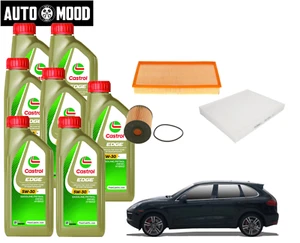 KIT TAGLIANDO FILTRI  PORSCHE CAYENNE 3.2 CAYENNE 3.6 + OLIO 7 L CASTROL 5W30 - Foto 1 di 3