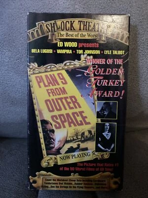 PLAN 9 FROM OUTER SPACE (VHS 1994 NR)  Horror Bela Lugosi Tor Johnson Ed Wood - Image 1 of 3