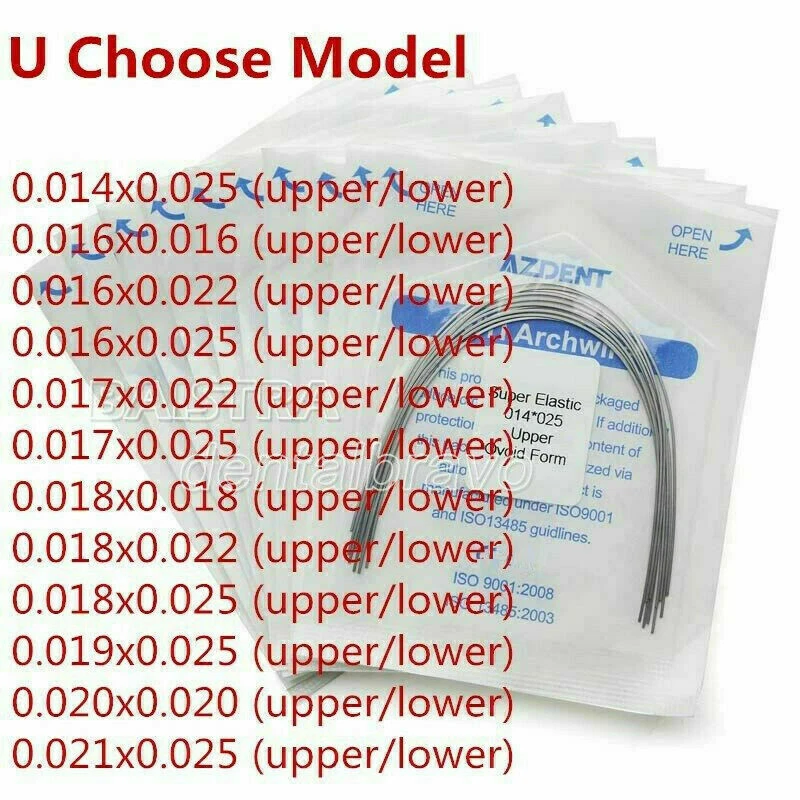 AZDENT 16*22 lower Elastic Arch Wire - HC3040100501