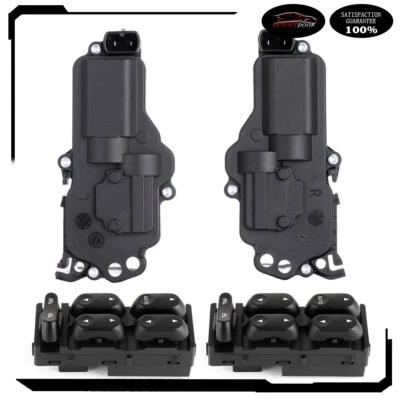 For 2002-2005 Ford F-350 Super Duty FL & FR Window Switch & Door Lock Actuators - Image 1 of 4