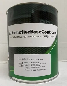 FORD BASECOAT PAINT **UNREDUCED** PICK YOUR COLOR- 1 Gallon - Picture 1 of 2