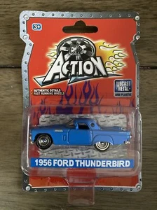 Greenbrier International Action Diecast 1956 Ford Thunderbird blau Maßstab 1:64 - Bild 1 von 3