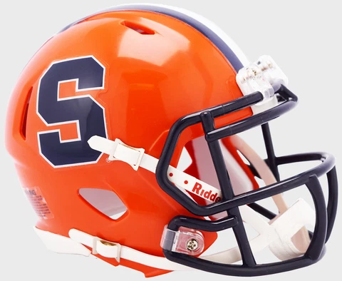 SYRACUSE ORANGE NCAA Riddell SPEED Authentic MINI Football Helmet Cover