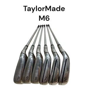 [TaylorMade] M6 Iron Set 6pcs 5-6-7-8-9-Pw Flex R Regular Shaft FUBUKI TM6 Golf - Picture 1 of 24