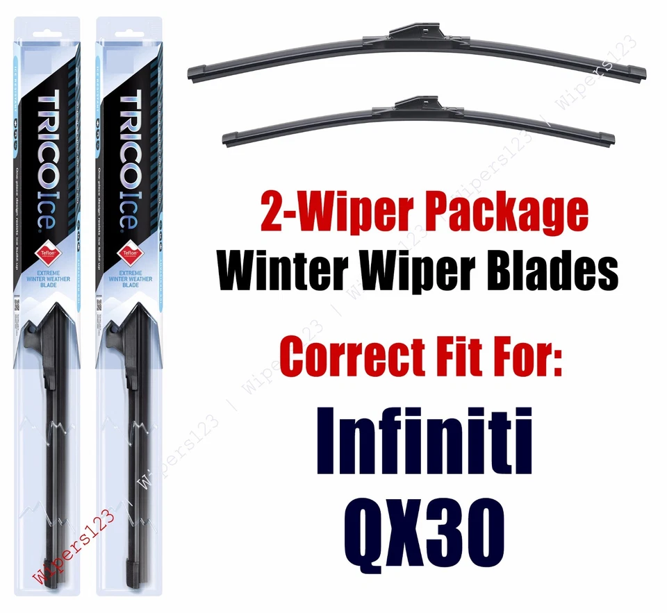 Limpiaparabrisas de invierno 2pk Super-Premium para Infiniti QX30 35240/190 2017+ Foto 1 de 1