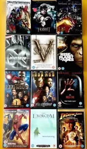 DVD JobLot Horror MARVEL Sci-Fi TRANSFORMERS Action Fantasy Film BUNDLE FREE P&P - Picture 1 of 9