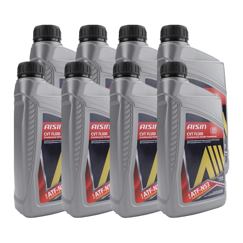 8 Quarts Aisin NS-3 Continuously Variable Trans CVT Fluid for Nissan Infiniti - Image 1 of 1