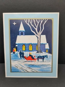 Vintage Christmas Greeting Card Holidays Unused - Imagen 1 de 6