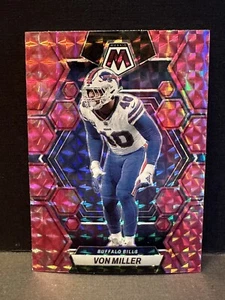 2023 Panini Mosaic VON MILLER #24 Pink Camo Mosaic Prizm - Picture 1 of 2