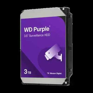 WD 3TB Purple Surveillance Hard Drive Internal Hard Drive HDD-WD33PURZ - Picture 1 of 4