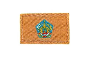 Bali flag patch patches embroidered iron on indonesia backpack travel souvenir - Picture 1 of 1