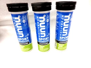 3- NUUN Sport Hydration Electrolyte Tablets- Fresh Lime 30 Serving- 2025 - Picture 1 of 4