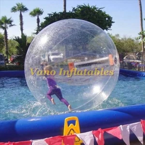 2 x Wasser Walking Bälle 6,6ft Zorbs aufblasbar Hamsterball Mensch Wasser Walker 2m - Bild 1 von 3