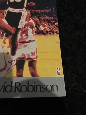 Póster vintage de David Robinson Rookie Slam de la NBA Foto 1 de 4