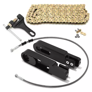 08-24 Hayabusa 1300 Aluminum Swing Arm Extensions Line Chain Remover For Suzuki - Picture 1 of 12
