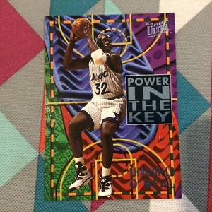 1994-95 Fleer Ultra Shaquille Shaquille O'Neal Power In The Key Card #7 Magic - Picture 1 of 2