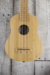 Kala Bamboo Soprano Ukulele All Solid Bamboo Uke Satin Natural Finish KA-BMB-S - Picture 1 of 11