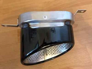 Audi A6 S6 A7 RS6 Blende Auspuffblende black Tail Pipe Tip 4G9253823A NEU - Bild 1 von 5