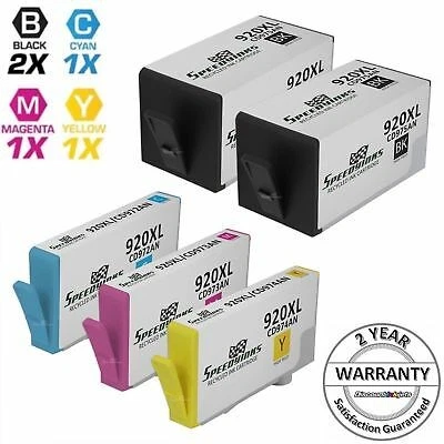5 BLACK COLOR 920 XL 920XL set CD975AN Ink Cartridge for HP 6000 6500 6500A Plus - Image 1 of 4