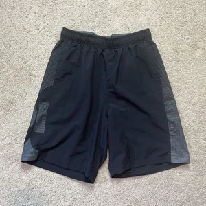 Under Armour Men’s Small Woven Graphic Shorts Black Heatgear Stretch Logo - Bild 1 von 5
