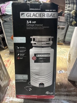 Glacier Bay Turbo Grind 3/4Hp Universal Garbage Disposal  GB750-SL - Image 1 of 4