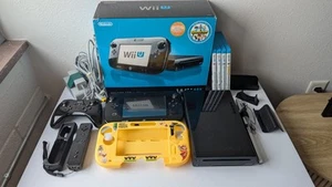 Nintendo Wii U Deluxe Set Negro 32gb Consola, GamePad, 4 Juegos y Todos los Accesorios - Imagen 1 de 22