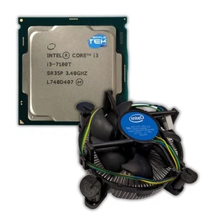 Intel Core i3 7100T SR35P Processor 3,40GHz Socket LGA1151 With Heatsink - Picture 1 of 6