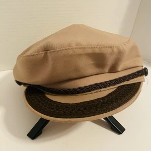 VINTAGE Harvard N. Rice Golf Driver Mütze Zeitungsjunge Flatcap Medium muss neu geformt werden - Bild 1 von 5