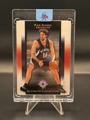Pau Gasol 2005-06 Upper Deck Ultimate Collection Silver !!#’d/25!! Grizzlies HOF - Image 1 of 2