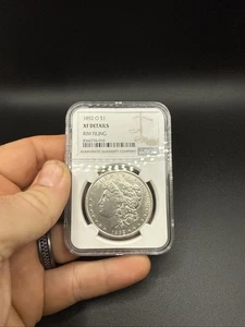 1892 O US Morgan Silver Dollar $1 NGC XF Details Rim Filling - Picture 1 of 5