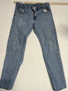 Levi's 517 stivaletto uomo classico gamba dritta taglio blu denim jeans 33x32 lavaggio medio - Foto 1 di 7
