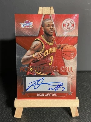 Roll Call Dion Waiters 2012-13 totalmente certificado rojo automático/79 raro SSP Foto 1 de 2