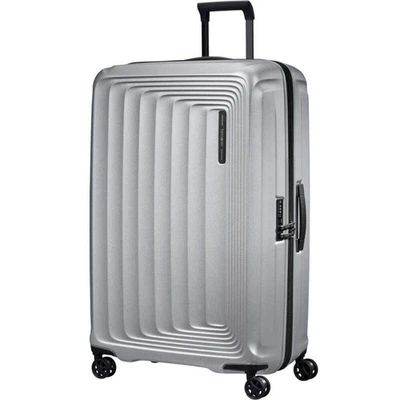 Samsonite Nuon Extra Large 81cm Hardcase Suitcase Matt Silver 34403 - image 1 of 4