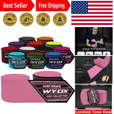 Envolturas de manos duraderas de algodón y nailon de 4,5 m - perfectas para kickboxing y artes marciales Foto 1 de 4