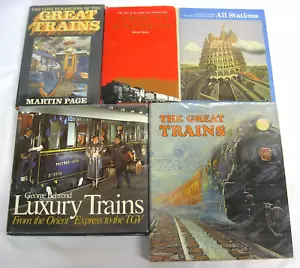 Orient Express History of Luxury Trains of Europe Railroads Photography 5 Books - Picture 1 of 12