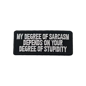 Parche bordado My Degree Of Sarcasm - Imagen 1 de 2