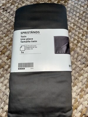 IKEA Spristands Doble Tamaño Hoja Plana Gris 310 Hilos Nuevo Foto 1 de 3