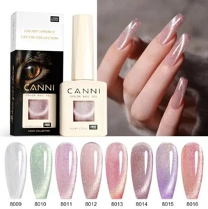 CANNI Hema Free Nail Gel Nail Polish Pink Planet Cat Eye 9ml Gel Nail Varnish - Picture 1 of 34
